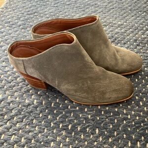 Rachel Comey Grey Suede Heeled Mule